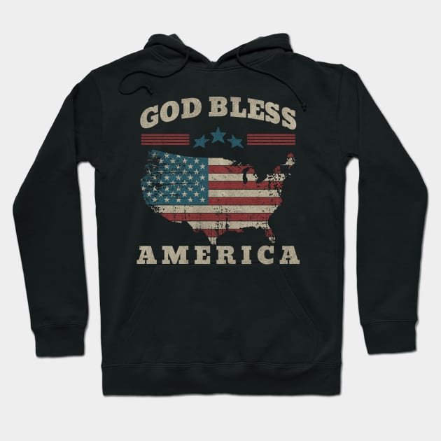 God Bless America Hoodie by Brookcliff